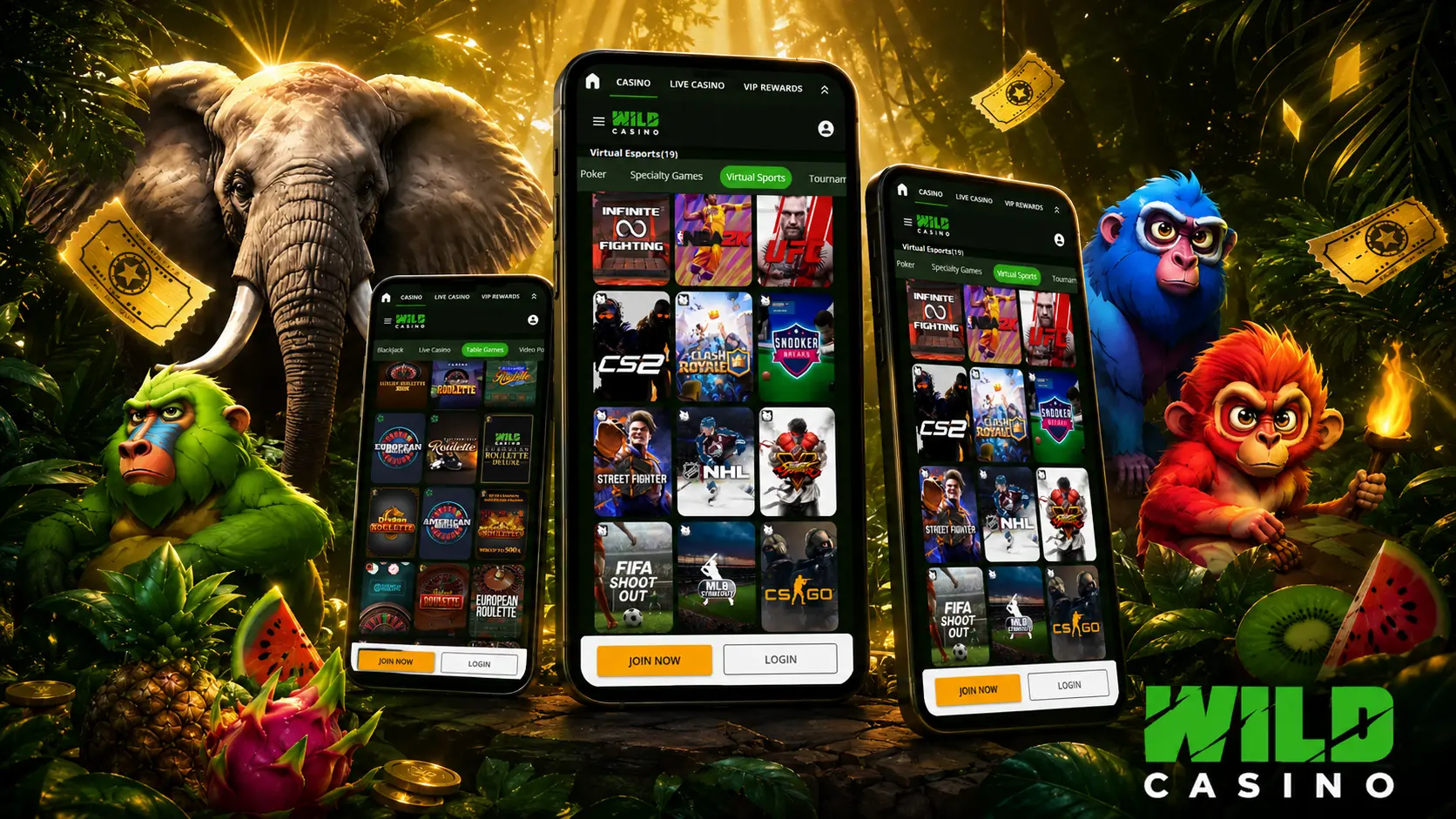 Wild Casino Games and Providers